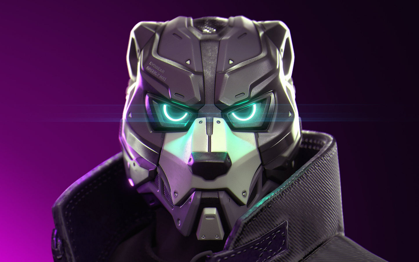 Evo-bear cosplay mask