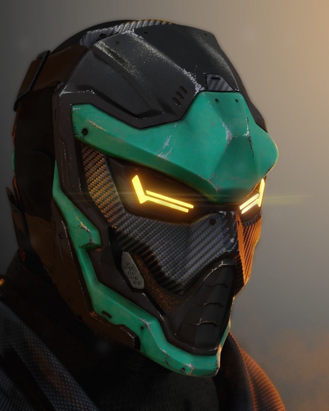 Cyber Ninja - cosplay mask