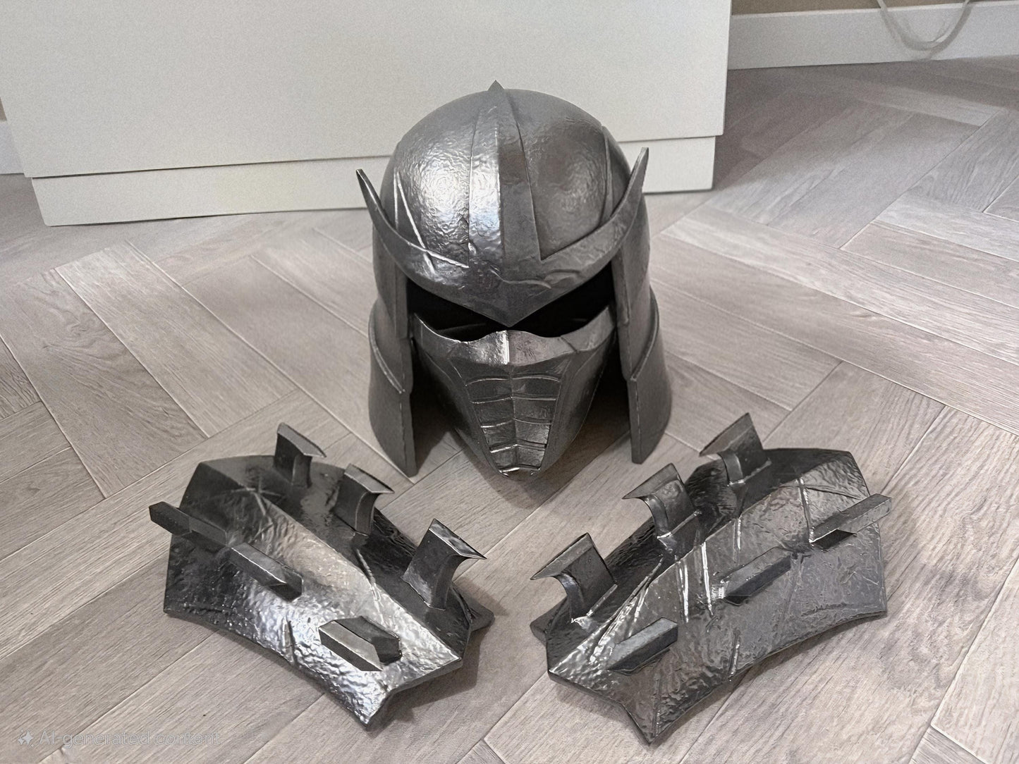 Shredder helmet and armor