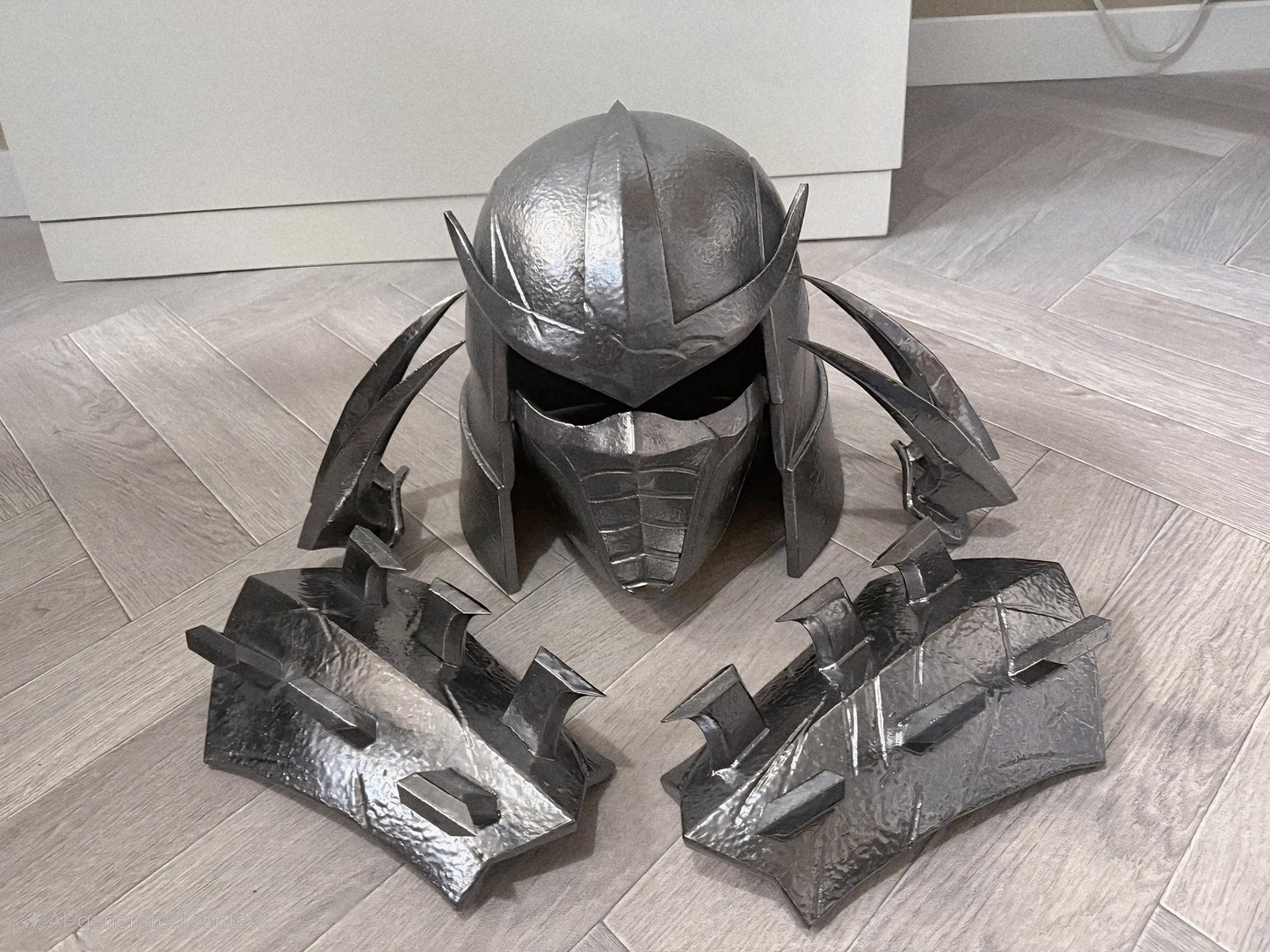 Shredder helmet and armor