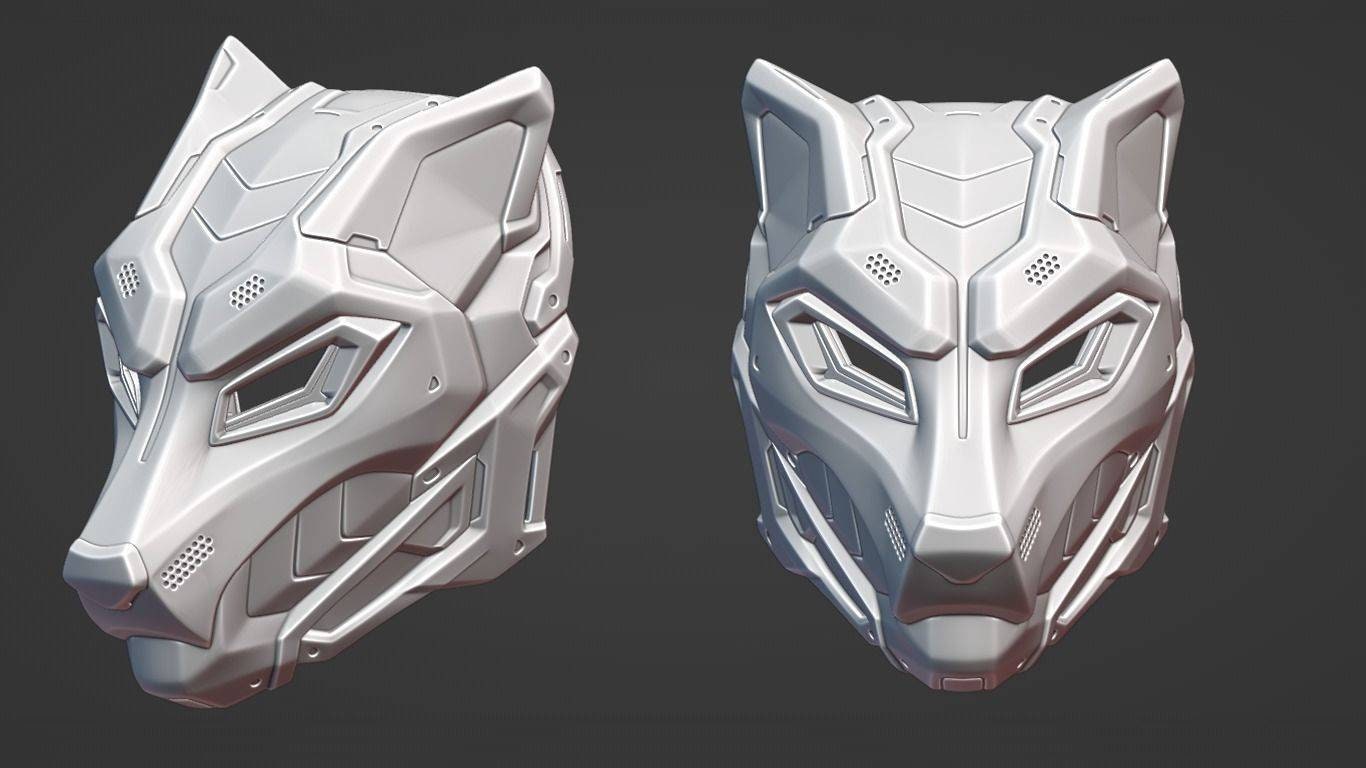 Neo wolf cosplay mask