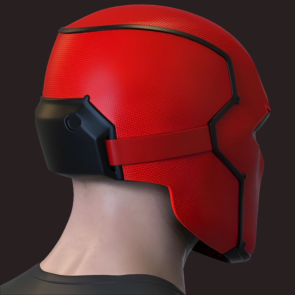 Red hood 2 helmet