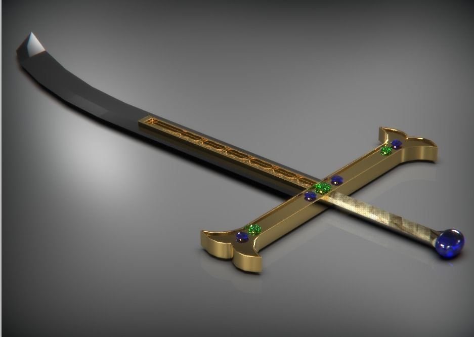 Dracule Mihawk cosplay prop DIY kit